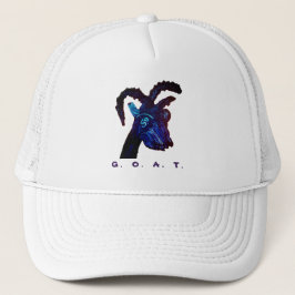 G.O.A.T. Head Trucker Hat Trucker Pet