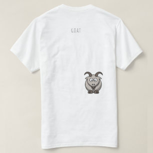 G.O.A.T. (hoogste tijd) & clipkunst T-shirt