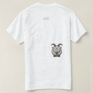 G.O.A.T. (hoogste tijd) & clipkunst T-shirt