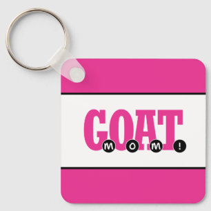 "G.O.A.T. MOM!" Grafische Sleutelhanger
