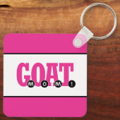 "G.O.A.T. MOM!" Grafische Sleutelhanger (Achterkant)