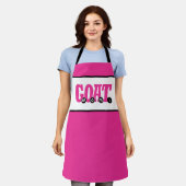 G.O.A.T. MOM! - Kute voor mam grafische afdrukken Schort (Gedragen)