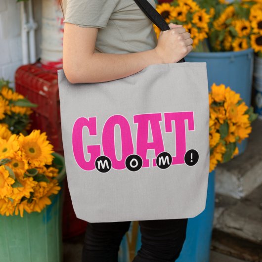 G.O.A.T. MOM! - Kute voor mam grafische afdrukken Tote Bag