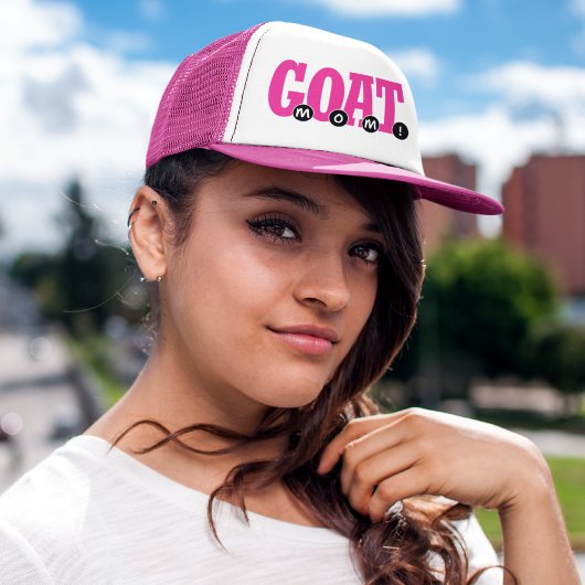 G.O.A.T. MOM! - Kute voor mam grafische afdrukken Trucker Pet