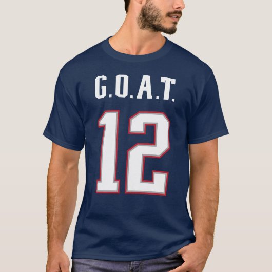 G.O.A.T. Nummer 12 T-shirt (Voorkant)