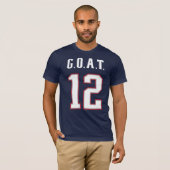 G.O.A.T. Nummer 12 T-shirt (Voorkant volledig)