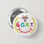 G.O.A.T. RONDE BUTTON 5,7 CM (Voorkant /achterkant)
