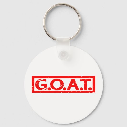 G.O.A.T. Stempel Sleutelhanger (Voorkant)