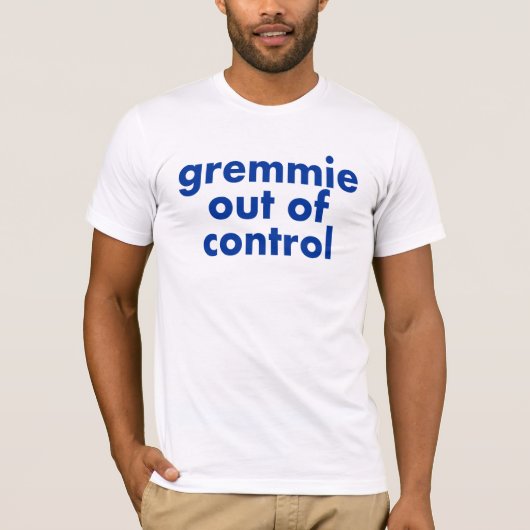 G.O.C. Blauw T-shirt - Mannen (Voorkant)