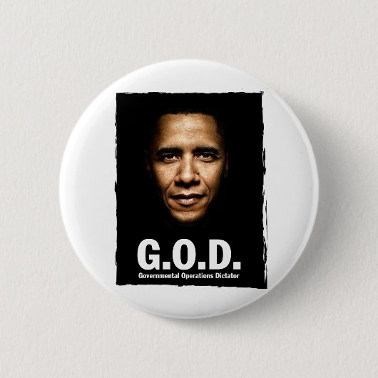 G.O.D. RONDE BUTTON 5,7 CM (Voorkant)