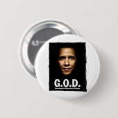 G.O.D. RONDE BUTTON 5,7 CM (Voorkant /achterkant)