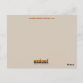 G.O.D-serie #044 Briefkaart (Achterkant)