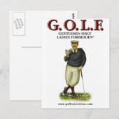 G.O.L.F. ALLEEN GEACHTE VERBINDINGEN BRIEFKAART (Voorkant / Achterkant)