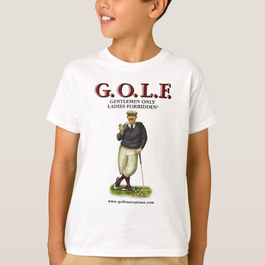 G.O.L.F. ALLEEN GEACHTE VERBINDINGEN T-SHIRT (Voorkant)