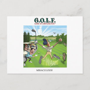 G.O.L.F. GAME VAN LIMITLESS FUN BRIEFKAART