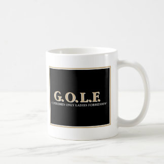 G.O.L.F GENTLEMEN ALLEEN GELUIDSGEBIEDEN KOFFIEMOK