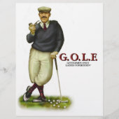 G.O.L.F. GENTLEMEN ALLEEN VERBINDINGEN FLYER (Voorkant)