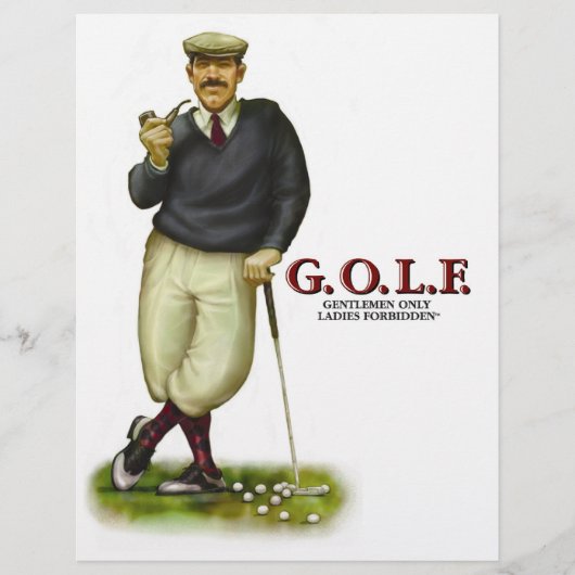 G.O.L.F. GENTLEMEN ALLEEN VERBINDINGEN FLYER (Voorkant)