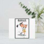G.O.L.F. GROOTSTE VAN DE FRUSTRATIES VAN LIFE BRIEFKAART (Staand voorkant)