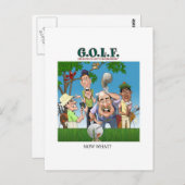 G.O.L.F. GROOTSTE VAN DE GROOTSTE FRUSTRATIES VAN  BRIEFKAART (Voorkant / Achterkant)