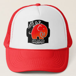 G.O.P. Elephant Less Overheid (Trucker Hat) Trucker Pet