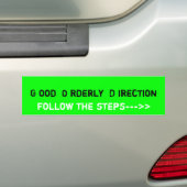 G ood D-richtlijn Bumpersticker (Op auto)
