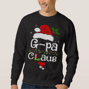 G-Pa Claus kerstpajama familie komt overeen met de Trui