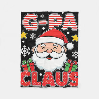 G-pa Claus Shirt Group Gifts Matching Family Chris Fleece Deken
