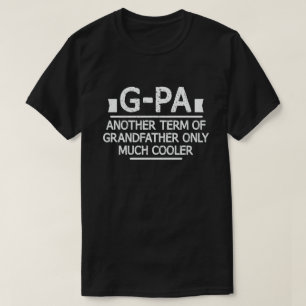 G-PA Definitie Grappig Betekenis Cool Opa Gift T-shirt
