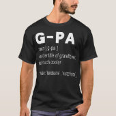 G-PA Definitie Grappig cadeau voor opa T-shirt (Voorkant)
