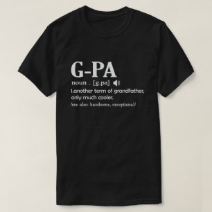 G-pa Definition Funny Betekenis Cool Grandpa Gift T-shirt