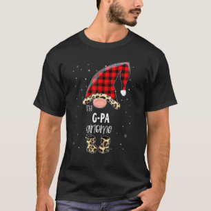 G PA Gnome Buffalo Plaid Bijpassende Familie Kerst T-shirt