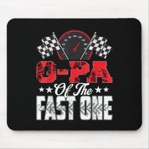 G-PA van de Fast One Birthday 1st Race Car-familie Muismat