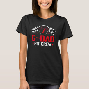 G Pap Pit Crew Race Car Birthday Party Racing Fami T-shirt