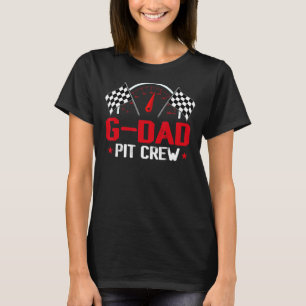 G Pap Pit Crew Race Car Birthday Party Racing Fami T-shirt