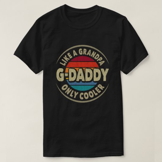 G-pappa als een opa alleen Koelaar vaderdag T-shirt (Design voorkant)