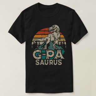 G-Pawsaurus Dinosaur Grandpa Saurus Fathers Day T-shirt