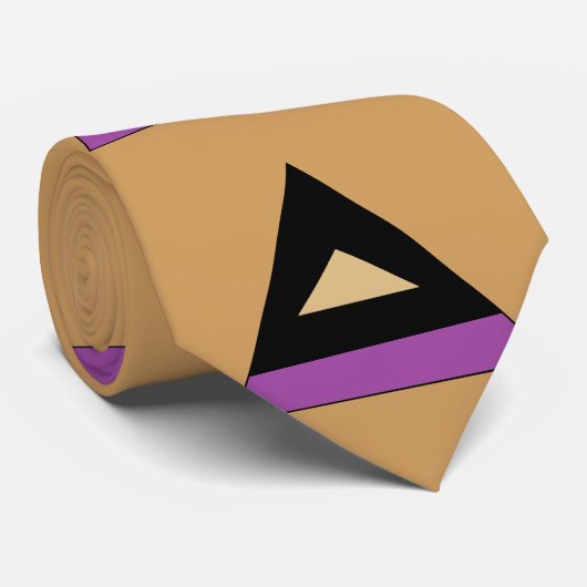 G piramide dastriek stropdas (Opgerold)