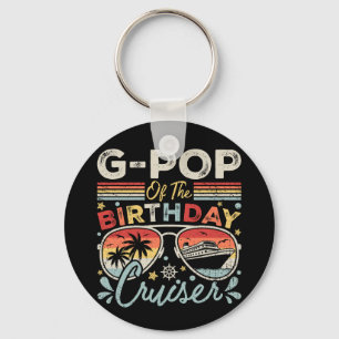 G-Pop van de Verjaardag Cruiser Vacation Circle Sleutelhanger