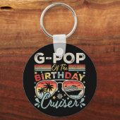 G-Pop van de Verjaardag Cruiser Vacation Circle Sleutelhanger (Voorkant)