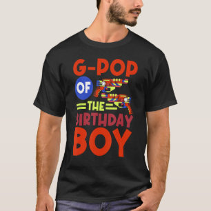 G Pop van de Verjaardagsjongen Lazer Label Bday Pa T-shirt