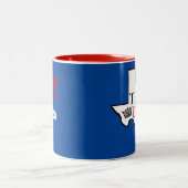 G.R.I.T. - Meisjes in Texas Tweekleurige Koffiemok (Center)