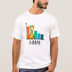 G-raph Funny Giraffe Graph Pun T-shirt