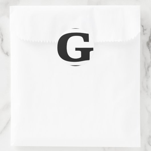 G-rating Ronde Sticker (Tas)