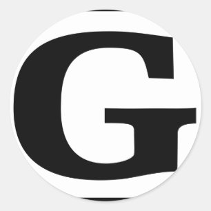 G-rating Ronde Sticker