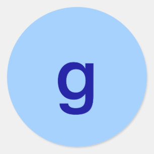 g ronde sticker