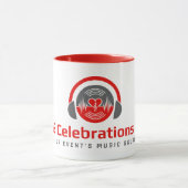 G&S-feestjes, rode en witte mok (Midden)