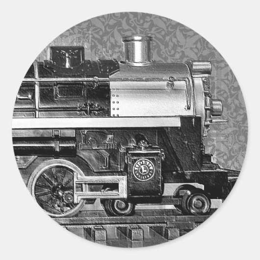 G-schaal modeltrein ronde sticker (Voorkant)