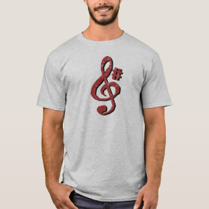 G Sharp Muzieknoot T-shirt