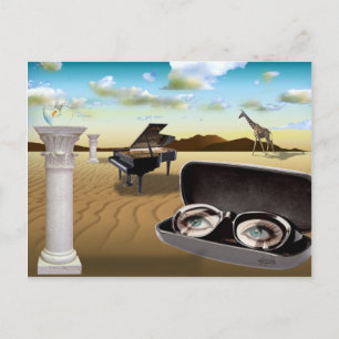 G Sharp - Surrealisme door Cheryl Daniels Briefkaart